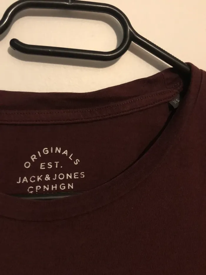 Teeshirt marron Jack & Jones - photo numéro 3