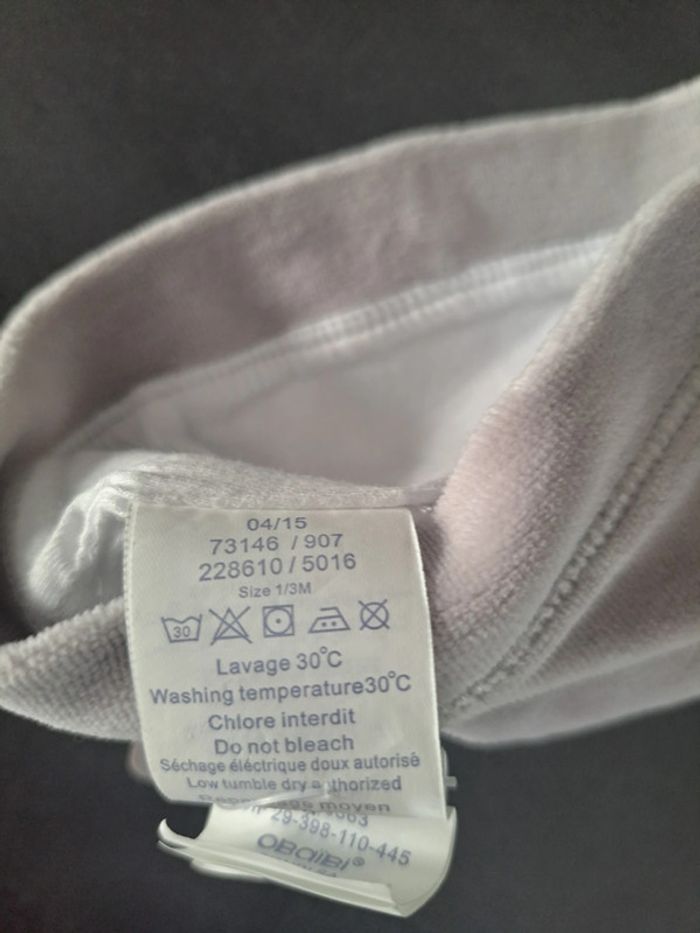 bonnet gris 1-3 mois - photo numéro 2