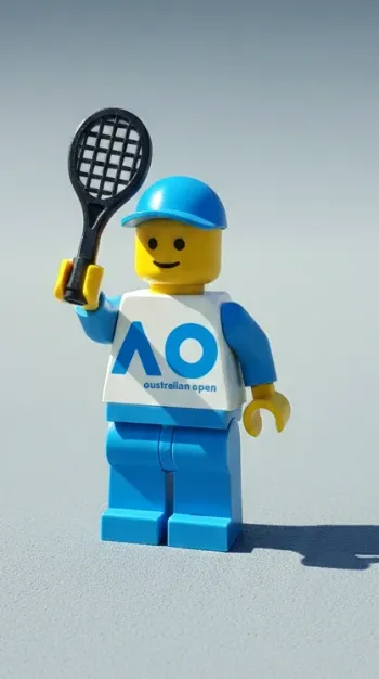 Figurine brique tennis Open d'Australie (20cm) 🎾
