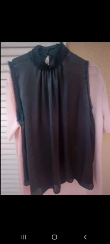 Blouse satinée Zara t.40