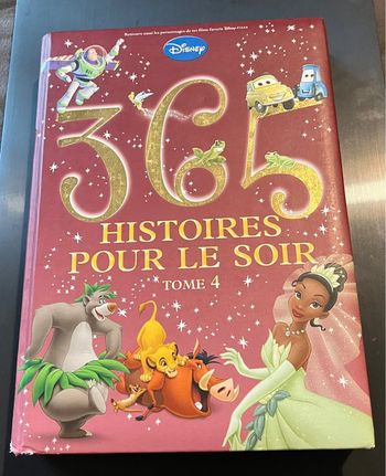 Grand livre 365 histoires pour le soir tome 4 Disney