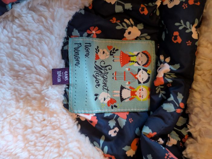 Doudoune sans manche fille 4ans Sergent Major - photo numéro 4