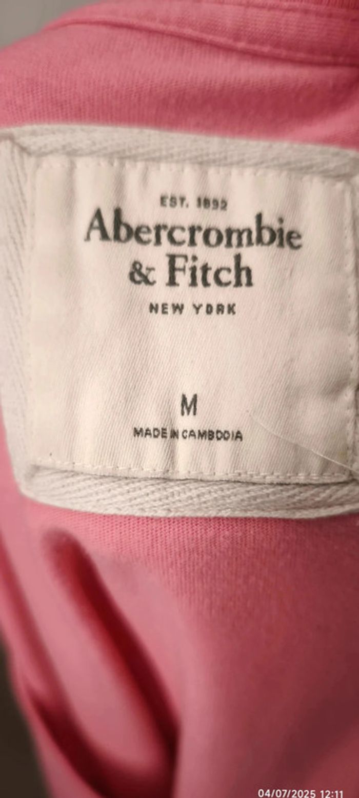 T-shirt Abercrombie & Ftich Femme M Rose - photo numéro 6