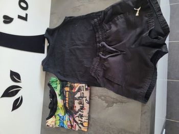 1 short puma + 1 t-shirt airness + 1debardeur