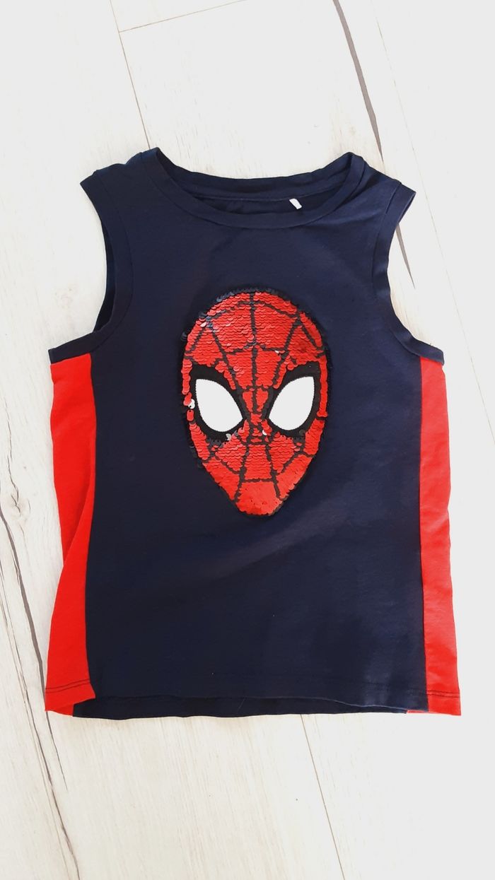Vêtement garçon tee-shirt débardeur Marvel Orchestra Spiderman 5 ans
