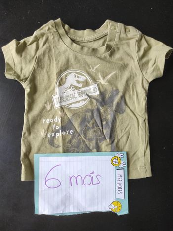 Tee shirt jurassic world