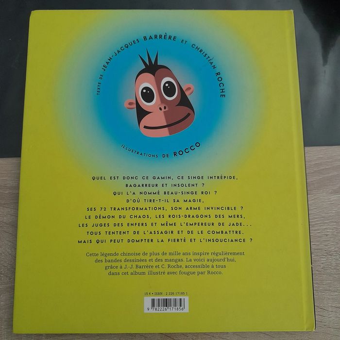 livre grand format - les étourdissantes aventures du beau-singe roi - photo numéro 5