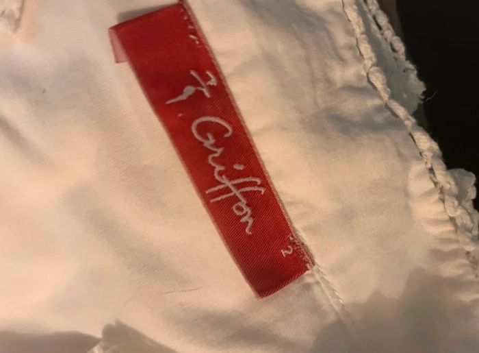 Élégant Chemisier Blanc Griffon - Taille 2 - photo numéro 3