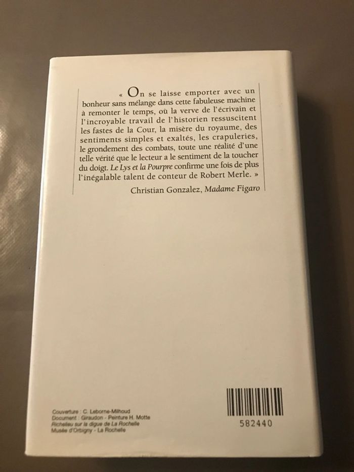Livre Le lys et la pourpre - photo numéro 2