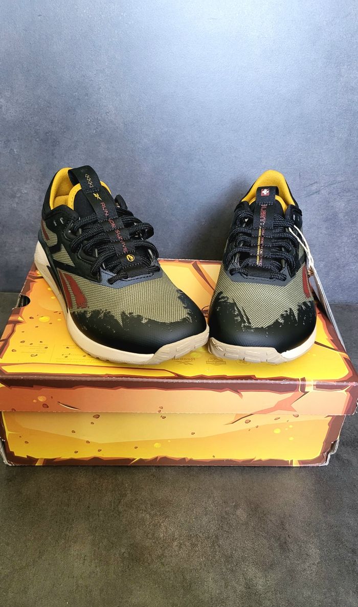 Jurassic World x Reebok X2 Nano Adventure Survival Kit - HQ6265 - Unisex - Size : 34.5 🌈 🌈 - photo numéro 3