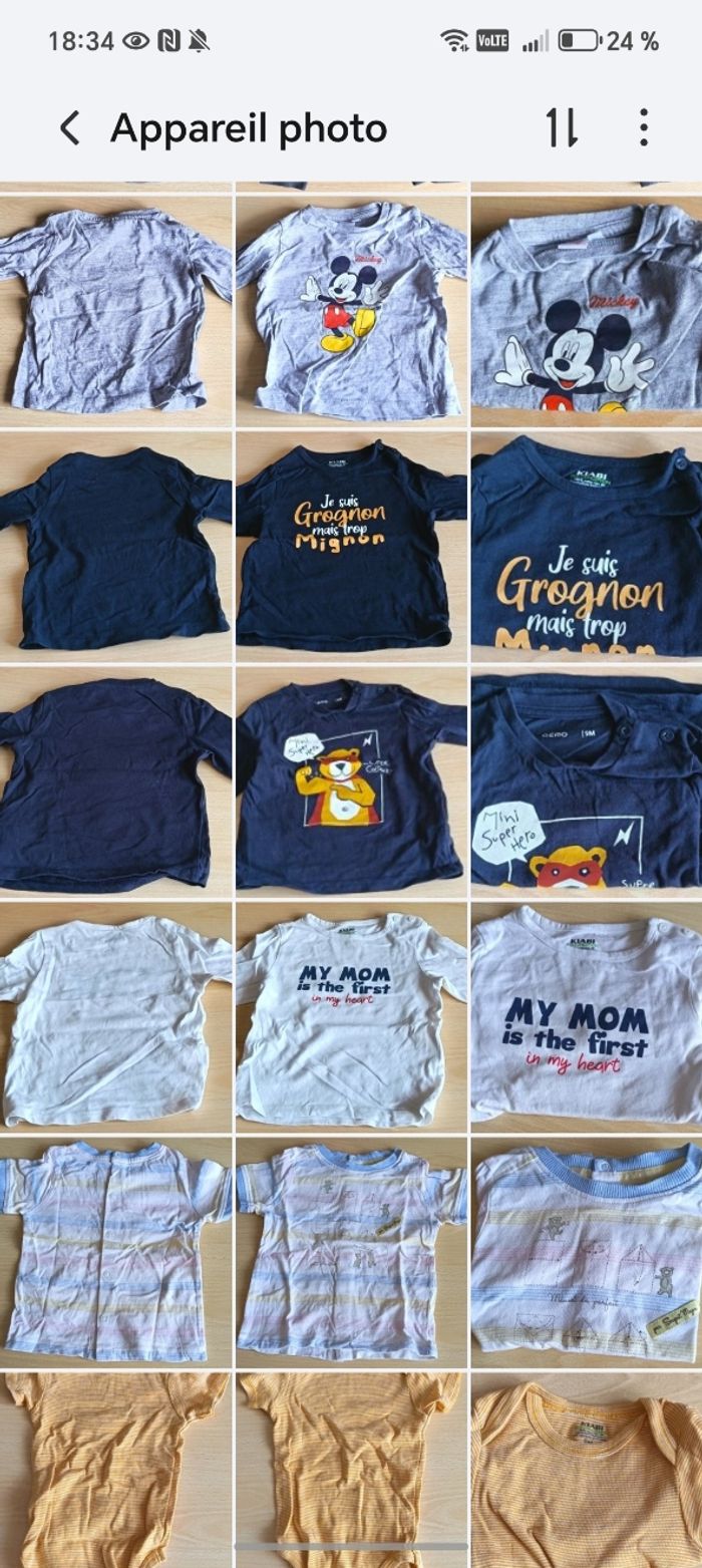 Lot vêtements garçon 9 mois - photo numéro 7