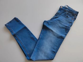 Jean super skinny en tissu super stretch avec taille mi haute Bleu clair Taille 12 ans