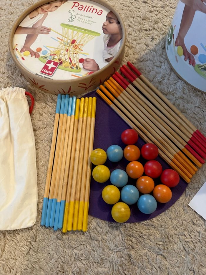 Pallina de hape jeu de motricité fine et d’adresse complet - photo numéro 3