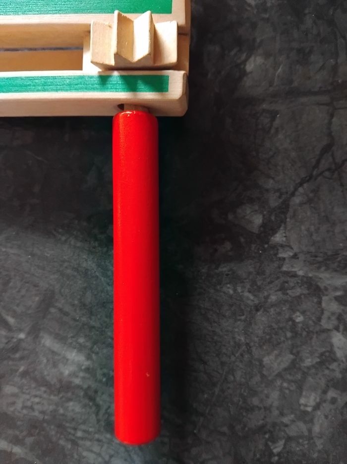 Instrument de musique 🎵 enfant crécelle en bois - photo numéro 4