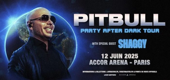 Places de concert PITBULL - Billet/Ticket ACCOR ARENA