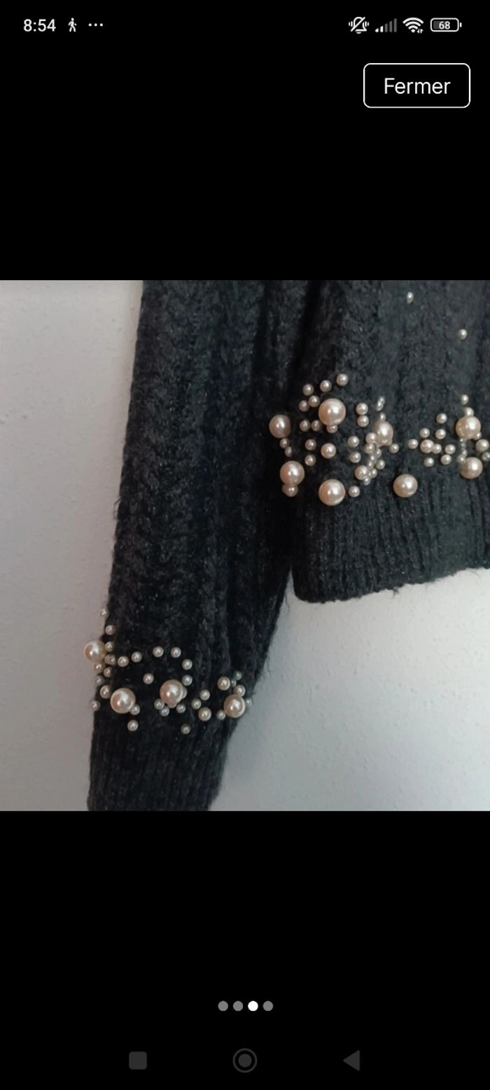 Gilet perle Zara - photo numéro 3