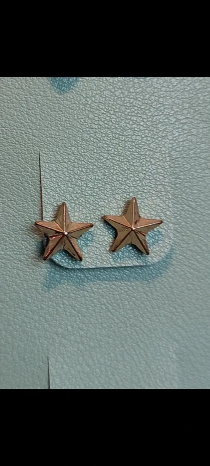 Boucles d'oreilles étoiles