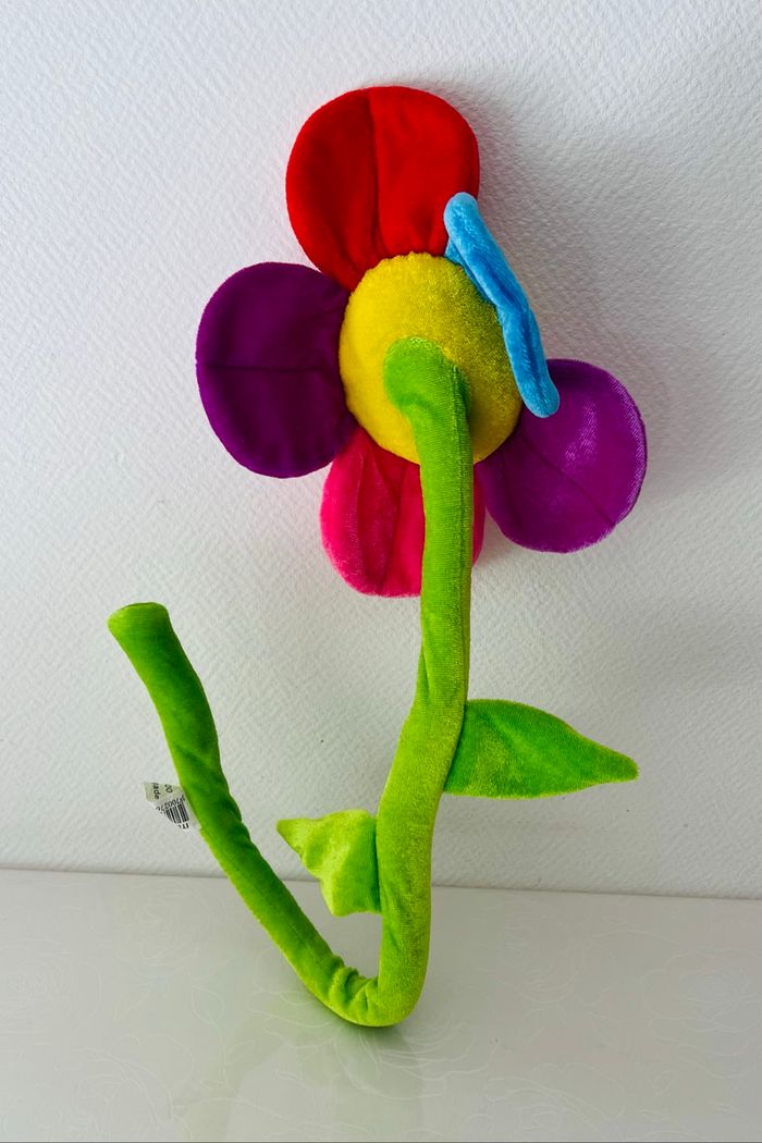 Fleur décoration Joyeux anniversaire en peluche - photo numéro 2