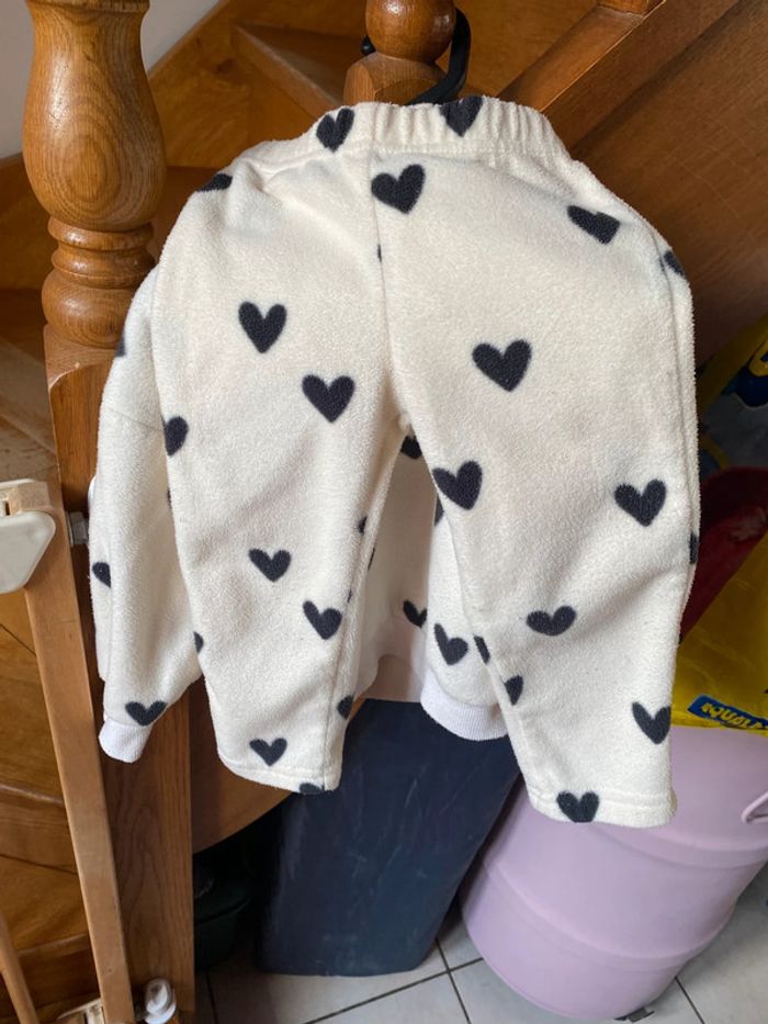 Pyjama polaire cœur 24m Kiabi - photo numéro 2