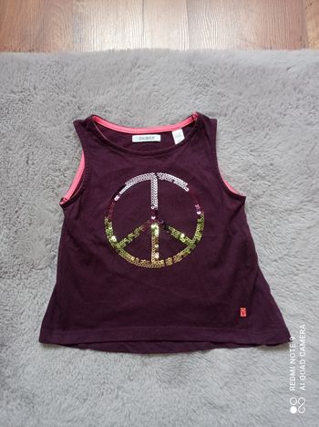 Top débardeur fantaisie été fille, OKAÏDI, taille 4 ans NEUF