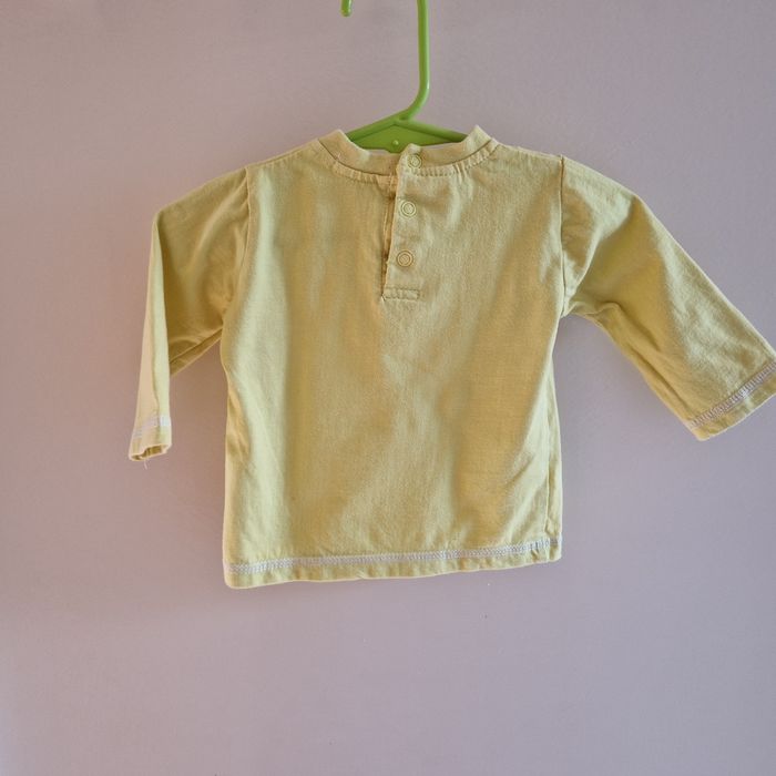 haut manches longues 9 mois jaune - photo numéro 3