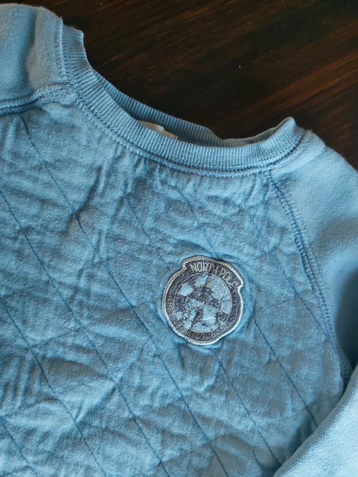 Sweat pull bleu - photo numéro 2