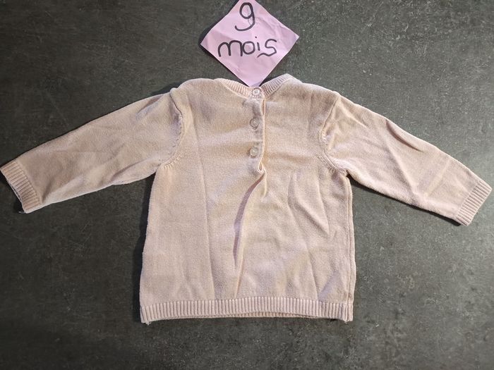 Pull fin rose "i love you" 9 mois - photo numéro 5