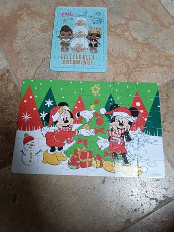 Lot de 2 puzzles 35 et 36 pièces 