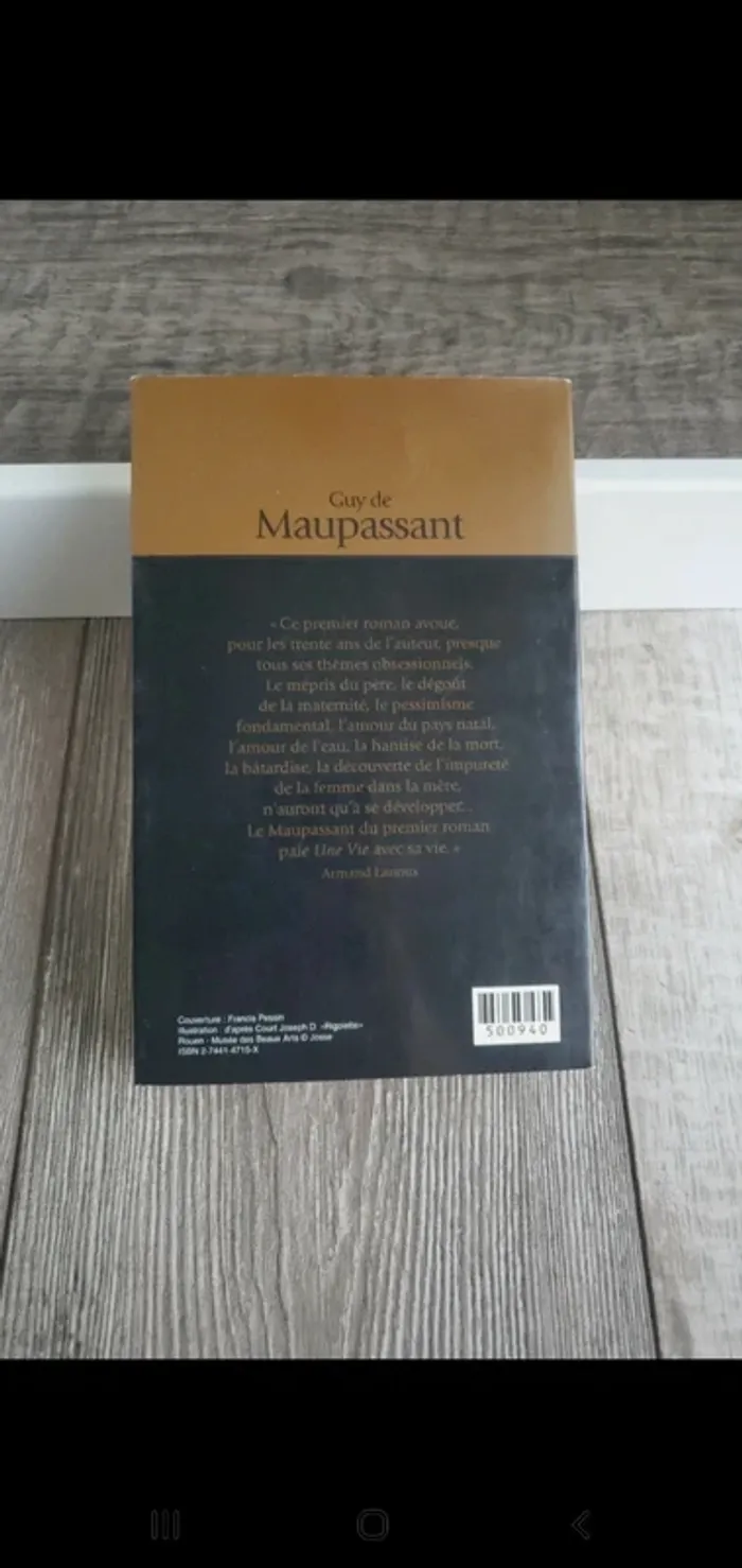 Livre Une vie - Guy de Maupassant - photo numéro 4