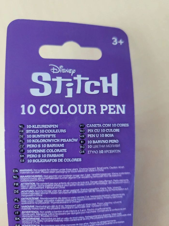 🌺Neuf🌺 Stylo 10 couleurs Stitch - photo numéro 4