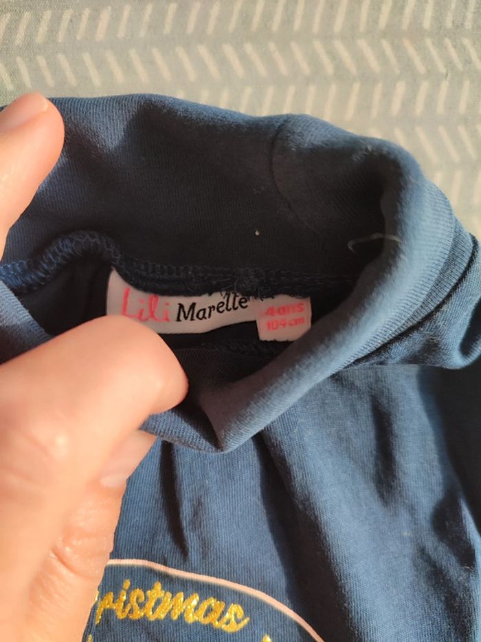 Sous-pull com roulé fille - Lilimarelle - 4 ans - photo numéro 10