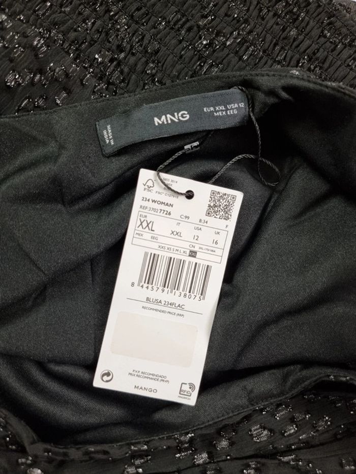 Mango Blouse asymétrique brillante * taille XXL * - photo numéro 6