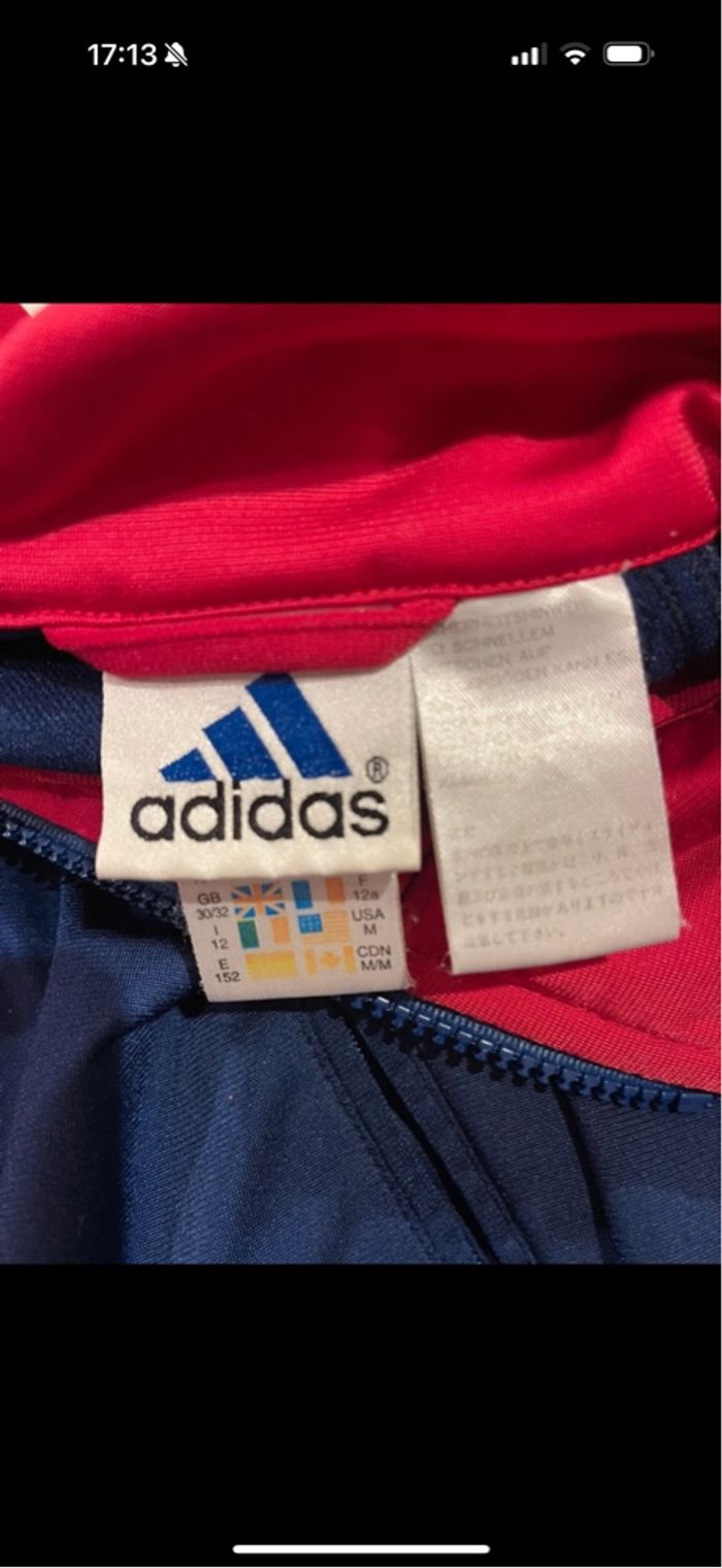 Veste Adidas bleu 10-12 ans - photo numéro 3