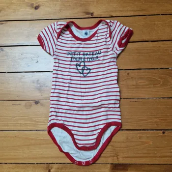 Body manches courtes Petit Bateau - 24 mois