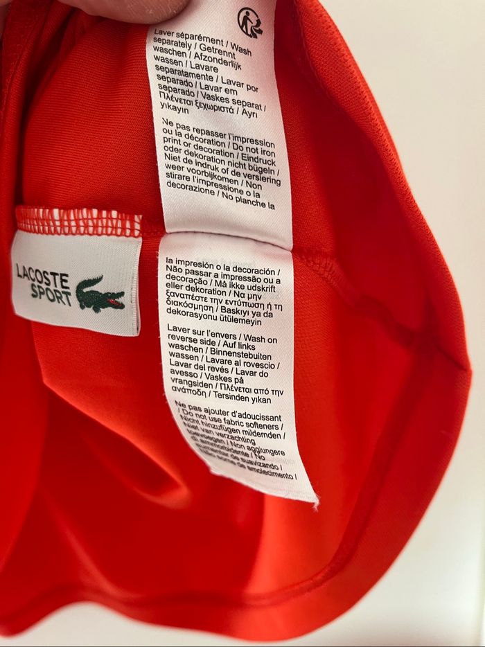 T-shirt homme Lacoste sport - photo numéro 6