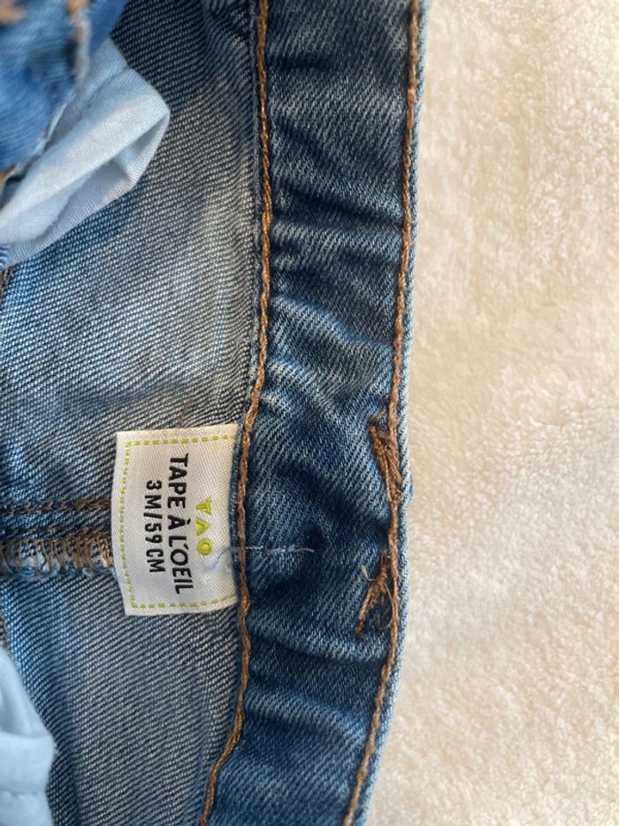 Short en jean bébé - photo numéro 3