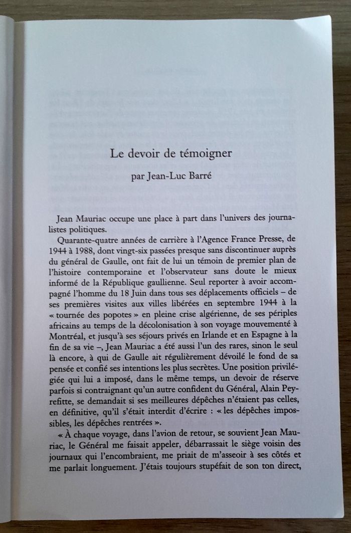 Jean Mauriac - L'après de Gaulle notes confidentielles 1969-1989 - photo numéro 4