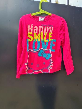 Tee shirt Hello Kitty rose taille 8 ans