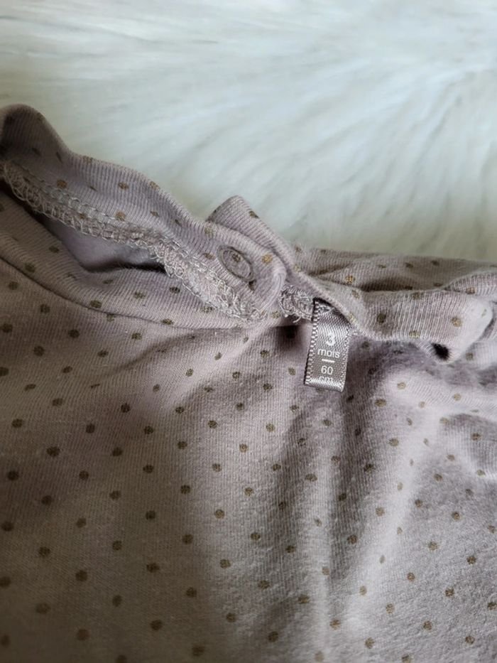 T-shirt manche longue 3mois influx - photo numéro 3