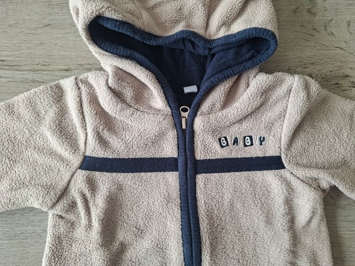 🌷N°6🌷Veste polaire à capuche - 6 Mois🌷 - photo numéro 3