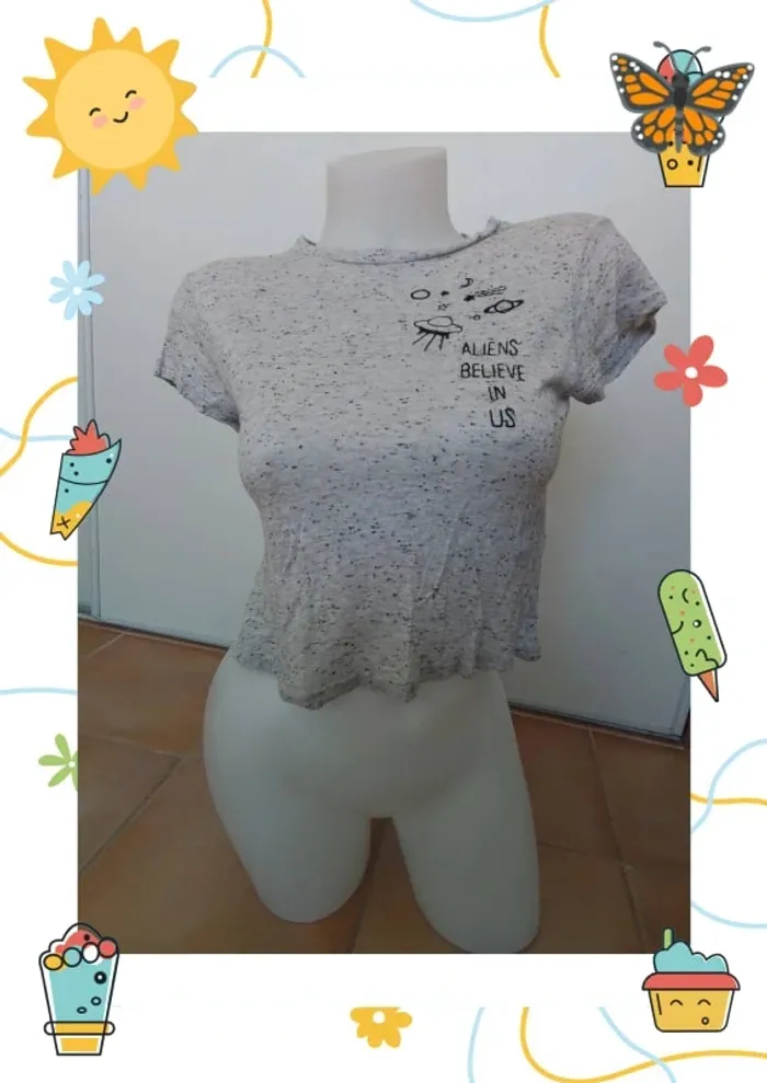 Tee shirt court - photo numéro 2