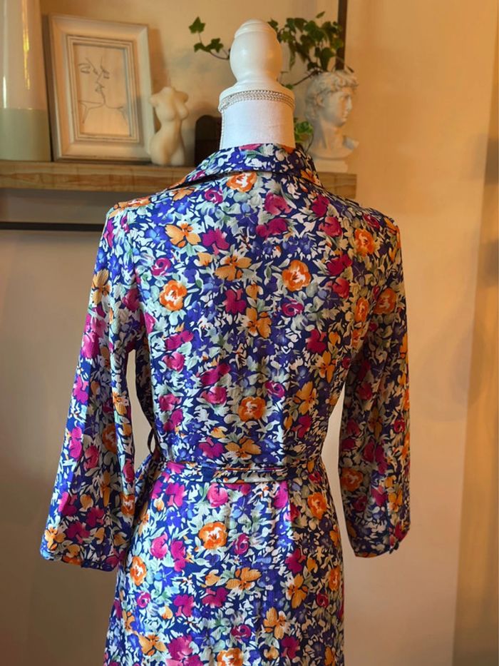 Robe longue fleurie colorée - Vero Moda - Taille XS - photo numéro 6