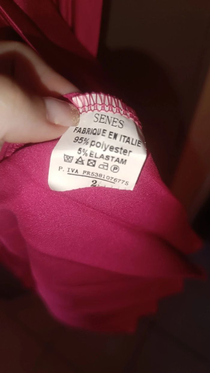 Robe plissée rose senes - photo numéro 4