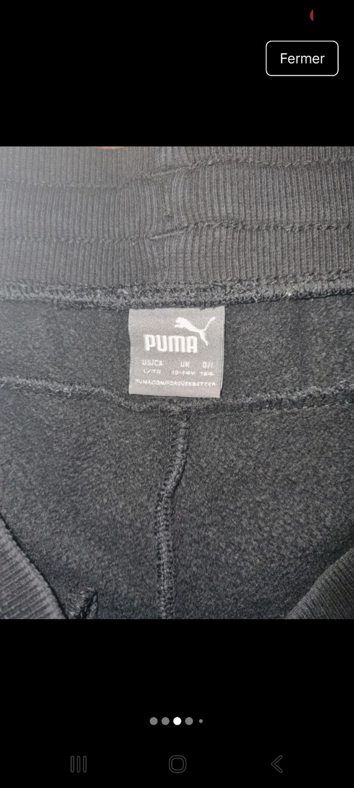 Pantalon de jogging Puma 14 ans - photo numéro 3