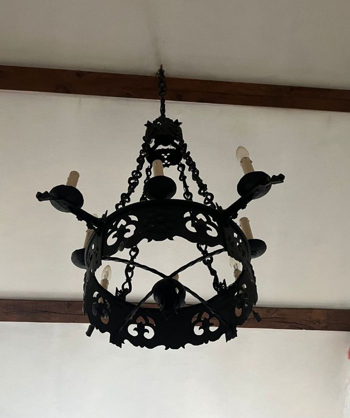 Lustre médiévale ancien - photo numéro 2