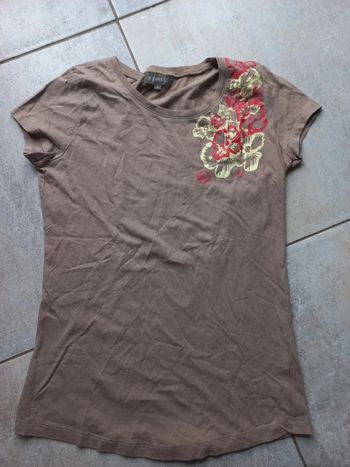 Tee-shirt marron In extenso S neuf