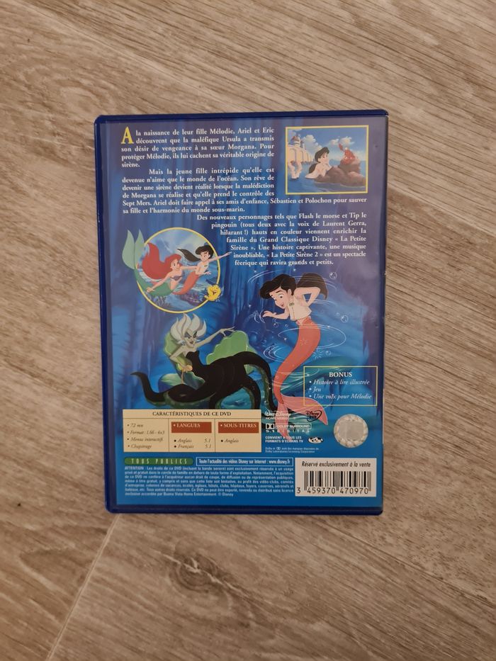 DVD - la petite sirène 2 - photo numéro 2