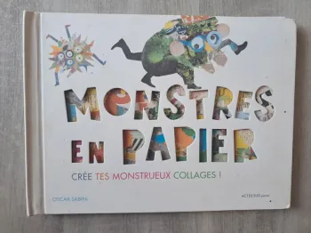 Livre monstre en papier Acte Sud junior
