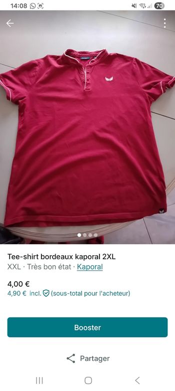 Tee shirt kaporal 2XL