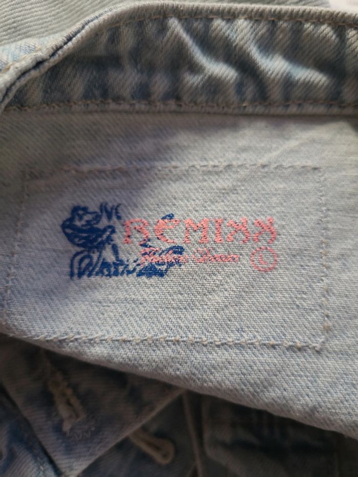 Blouson en jean délavé - photo numéro 11